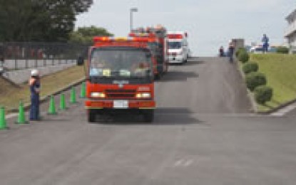 2012年9月2日（日）に鈴鹿市で「２０１２三重県・鈴鹿市　総合防災訓練」が開催されました